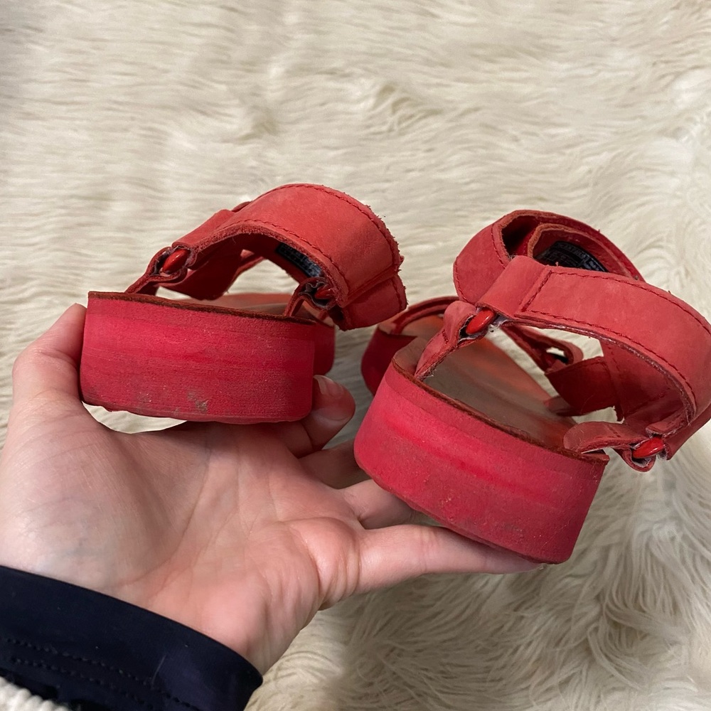 Teva Midform Universal Leather Platform Sandal Ra… - image 6